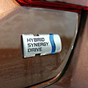 Toyota Camry Hybrid badging