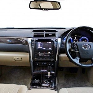 Toyota Camry Hybrid dashboard