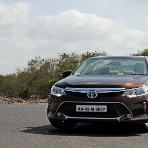 Toyota Camry Hybrid front