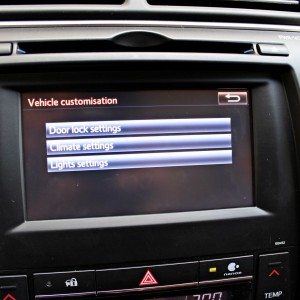 Toyota Camry Hybrid infotainment screen