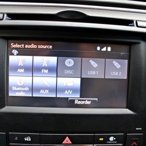 Toyota Camry Hybrid infotainment screen