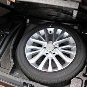 Toyota Camry Hybrid spare wheel