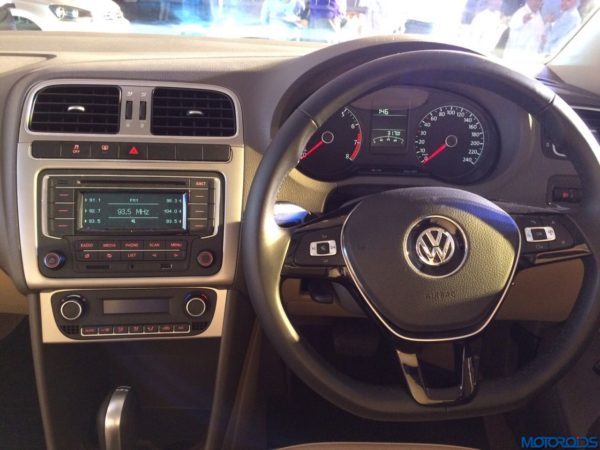 2015 Volkswagen Vento facelift launch interior (2)