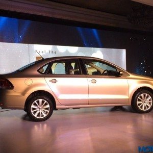 Volkswagen Vento facelift launch side