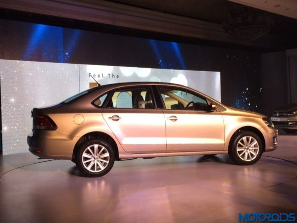 2015 Volkswagen Vento facelift launch (side) (2)