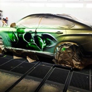 BMW X thermochromic paint