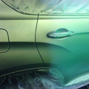 BMW X thermochromic paint