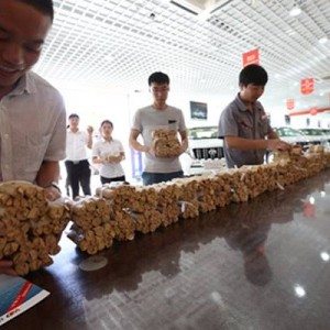 Chinese Man Pays for Luxury Car with Coins