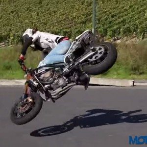 Crazy bike stunts Sarah Lezito