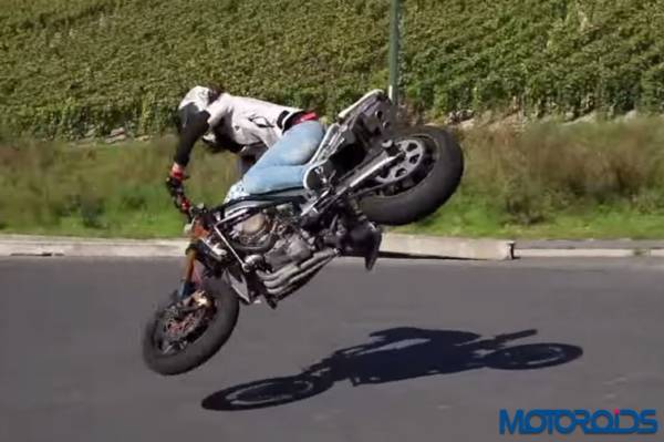 Crazy bike stunts Sarah Lezito