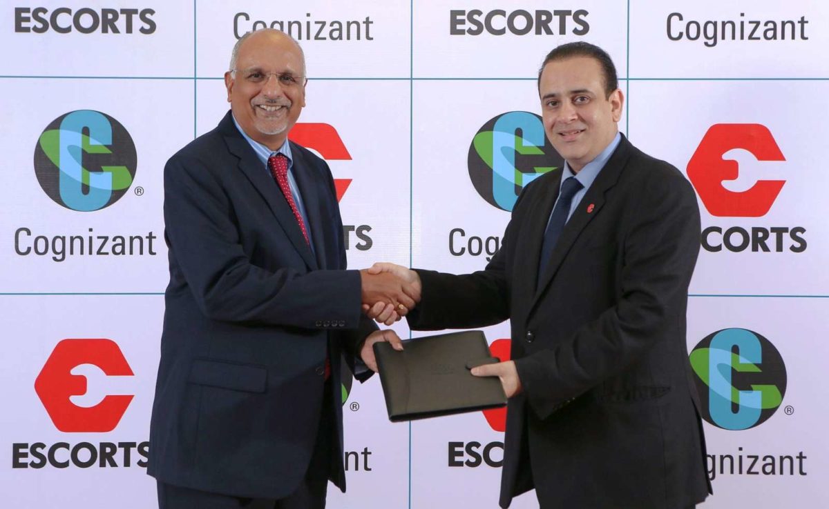 Escorts Group joins hands with Cognizant