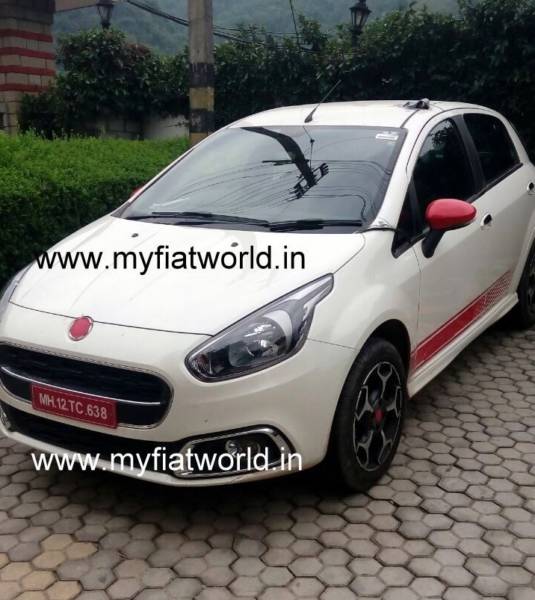 Fiat Punto Evo Abarth spy image  e