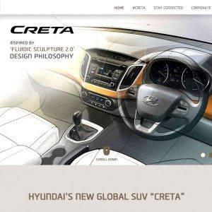 Hyundai Creta website