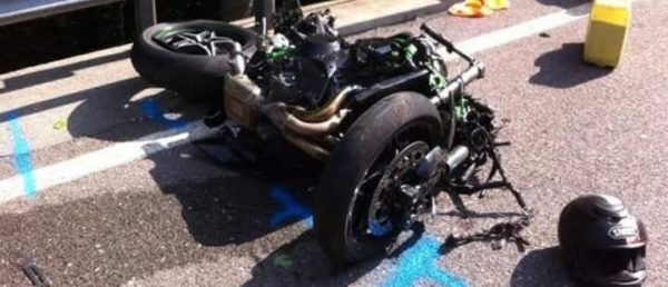 Kawasaki Ninja H2 Accident - 2