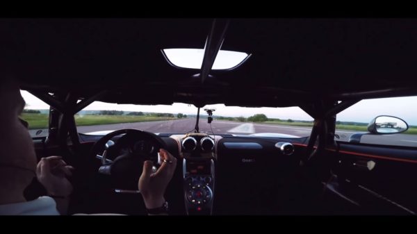 Koenigsegg One speed record 0-300-0