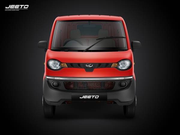 Mahindra Jeeto front red