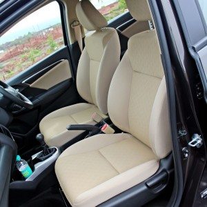 New  Honda Jazz front seats