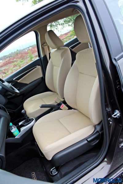 New 2015 Honda Jazz front seats