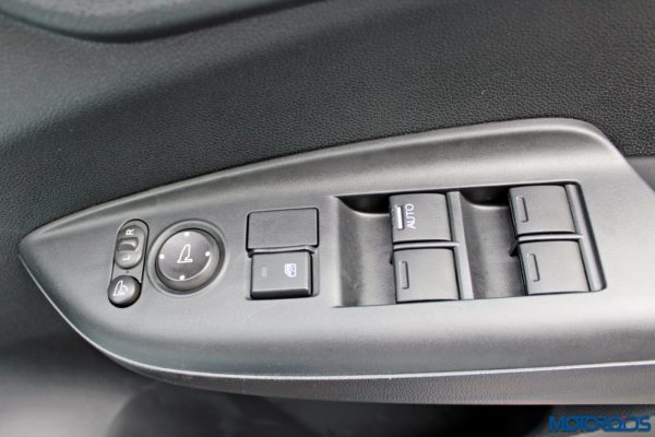 New 2015 Honda Jazz power window buttons