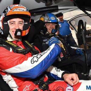 Ogier takes Dovizioso for a spin