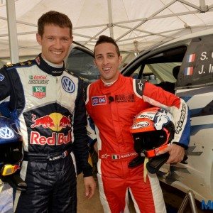 Ogier takes Dovizioso for a spin