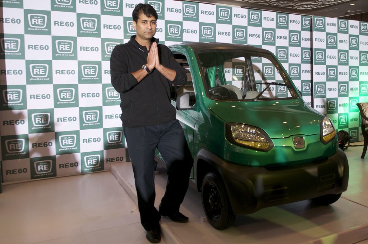 Rajiv Bajaj with the RE