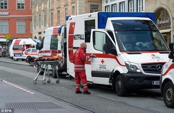 SUV rams into people in Austria (1)