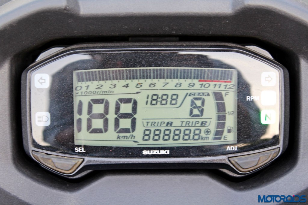 Suzuki Gixxer SF instrument console (2)