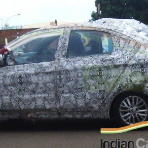 Tata Kite sedan spy shots alloy wheels