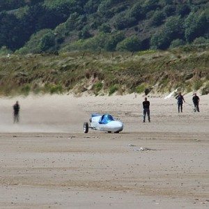 The jet reaction Land speed record bike