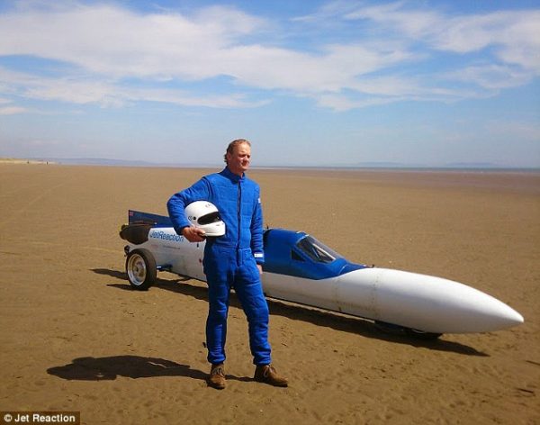 The jet reaction Land speed record bike