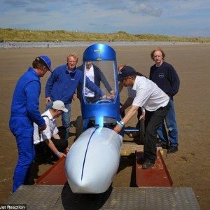 The jet reaction Land speed record bike