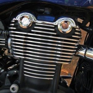 Triumph Thunderbird LT engine fins