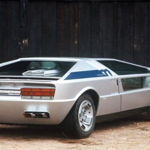 maserati boomerang rear view