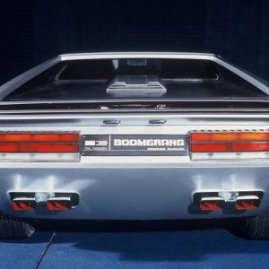 maserati boomerang rear view