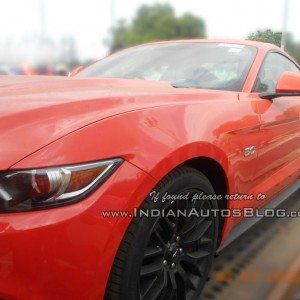 Ford Mustang spied in India