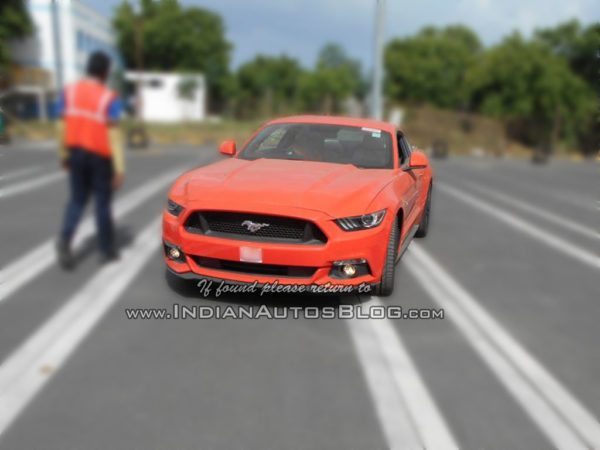 Ford Mustang spied in India