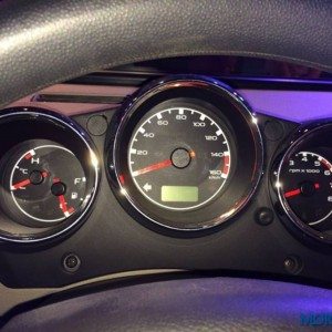 Mahindra Thar CRDe instrument cluster