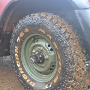 Mahindra Thar CRDe wheel