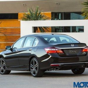 Honda Accord facelift rear press shots