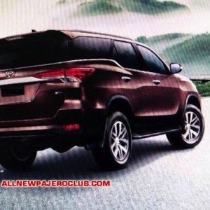 Toyota Fortuner Brochure Leaked