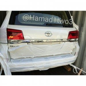 Toyota Land Cruiser rear quarter spotted undisguised