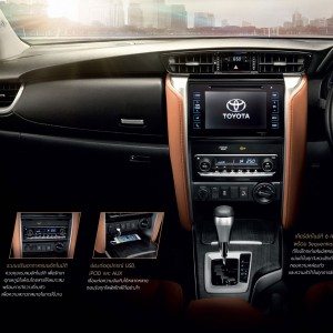 toyota fortuner brochure interior