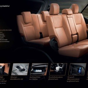 toyota fortuner brochure interior seats