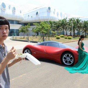 year old Chinese man builds his own electric super car