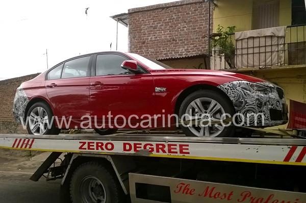 BMW  Series facelift spied in India