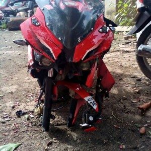 Bajaj Pulsar RS Accident