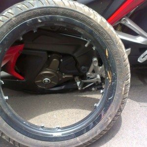Bajaj Pulsar RS Accident