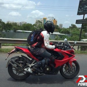 Bajaj Pulsar RS spied