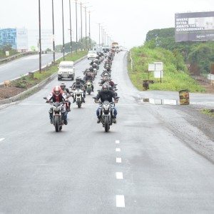 DSK Benelli Riders on Road